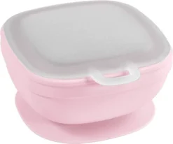 Platinum Silicone 11oz. Suction Bowl W/Platinum Silicone Press In Lid -Graco Shop GUEST f6d0bb40 1404 4455 8058 0366ba19f322