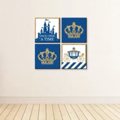 Big Dot Of Happiness Royal Prince Charming - Kids Room, Nursery Decor & Home Decor - 11 X 11 Inches Nursery Wall Art - Set Of 4 Prints For Baby's Room -Graco Shop GUEST f7876043 8584 4845 9018 c8b32c9ef463