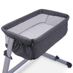 Simmons Kids' Dream Bedside Baby Bassinet Sleeper With Breathable Mesh And Adjustable Heights - Lightweight Portable Crib - Gray -Graco Shop GUEST f85179a9 19f9 4d76 b7b6 a642575ddddb