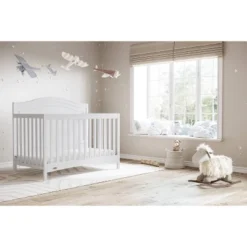 Graco Paris 5-in-1 Convertible Crib - White