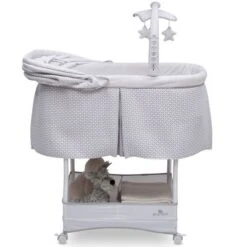 Delta Children Serta IComfort Hands-Free Auto-Glide Bedside Bassinet Portable Crib Features Silent Smooth Gliding Motion That Soothes Baby - Cameron -Graco Shop GUEST fa1a8014 2ed7 4f9f 9a6e 0460050bec14