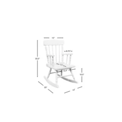Gift Mark Kids' Colonial Rocking Chair - Cherry