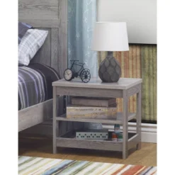 Sorelle Sierra Nightstand Crib - Panel Gray