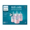 Philips Avent Anti-Colic Baby Bottle With AirFree Vent - Pink - 9oz/3pk