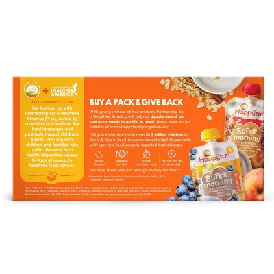 HappyTot Super Mornings Pouches - 8pk 6 HappyTot Super Mornings Pouches - 8pk - Image 6