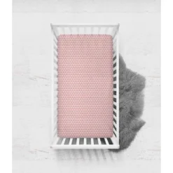 Bacati - Olivia Coral/Navy Buck/Feathers/Triangles Muslin 4 Pc Toddler Bedding Set -Graco Shop GUEST fcf6ae65 4876 467d b166 033eb47aea32