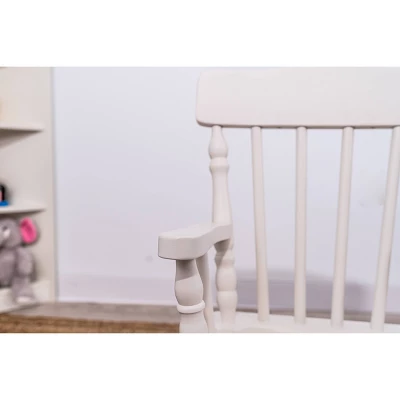 Gift Mark Kids' Colonial Rocking Chair - White 3 Gift Mark Kids' Colonial Rocking Chair - White - Image 3
