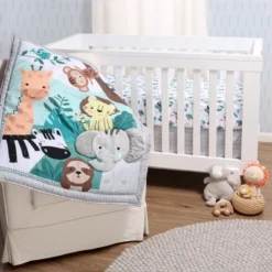 The Peanutshell Wild Kingdom Crib Bedding Set, 3pc To 12 Pc, Safari Animals -Graco Shop GUEST fe6635fa 6c9f 4b43 8f21 5a9ae482d4fc